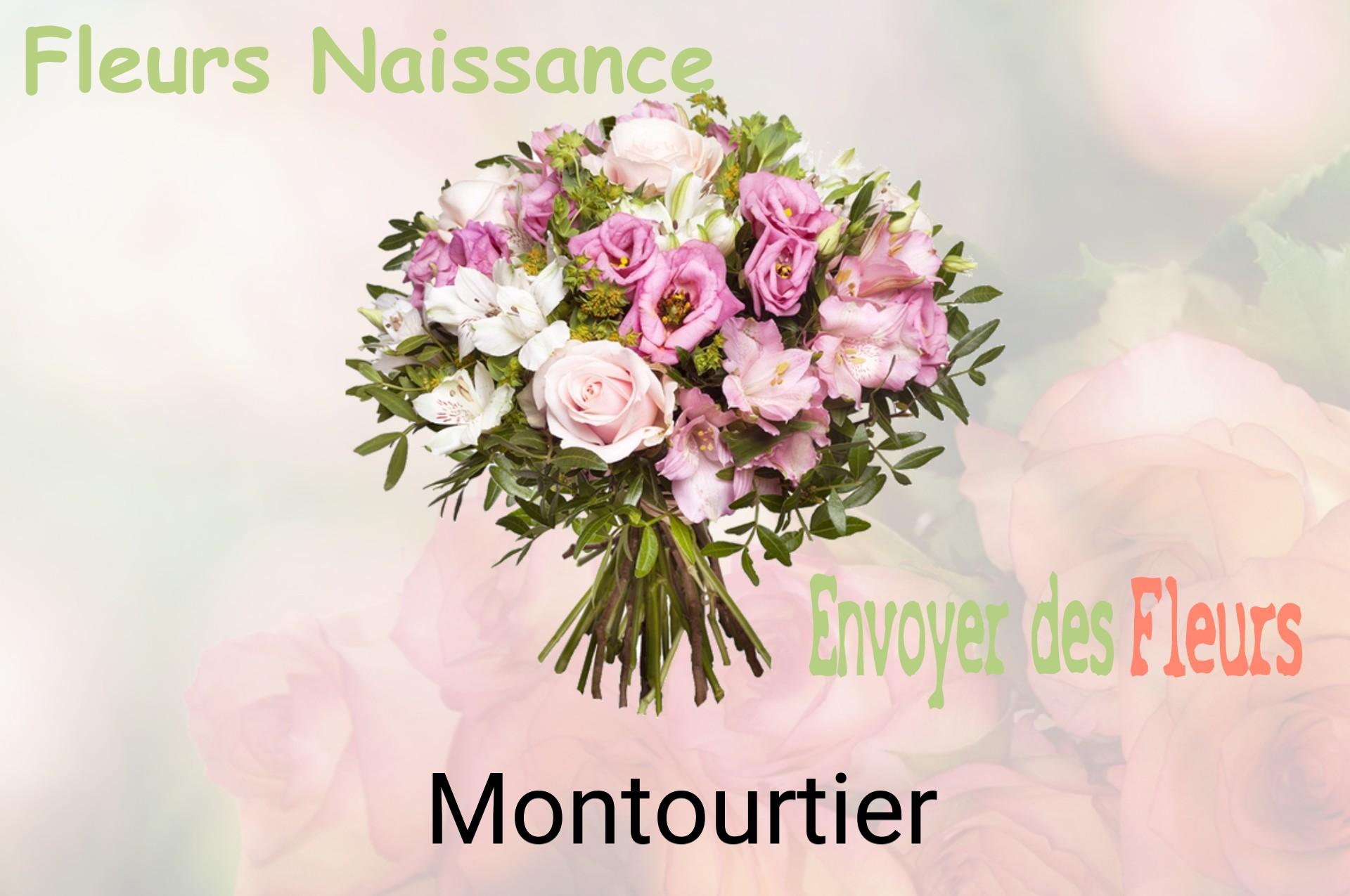 Bouquet de fleurs de naissance livré à Montourtier